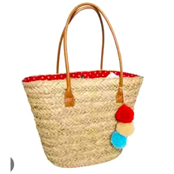 Straw Beach Bag - Picture 1 of 8